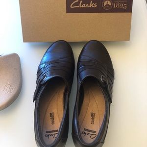 Clark's Shoes. 7.5 M size. NIB Everlay Luna Brown